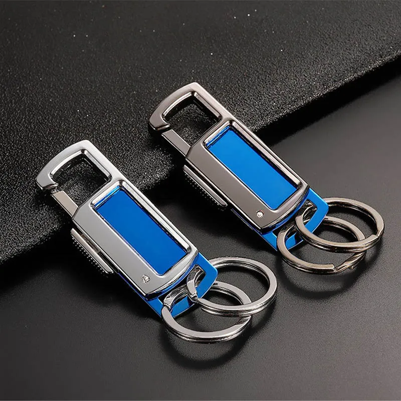 

Bycobecy Aluminum Alloy Smart Key Holder Fashion Car Key Case Key Ring Wallet for Men High Quality Keychain Flexible Housekeeper