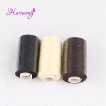 12 шт./кор. черная хлопковая нить для наращивания волос 12 ярдов 110 м машина хлопок швейная нить Европейское качество