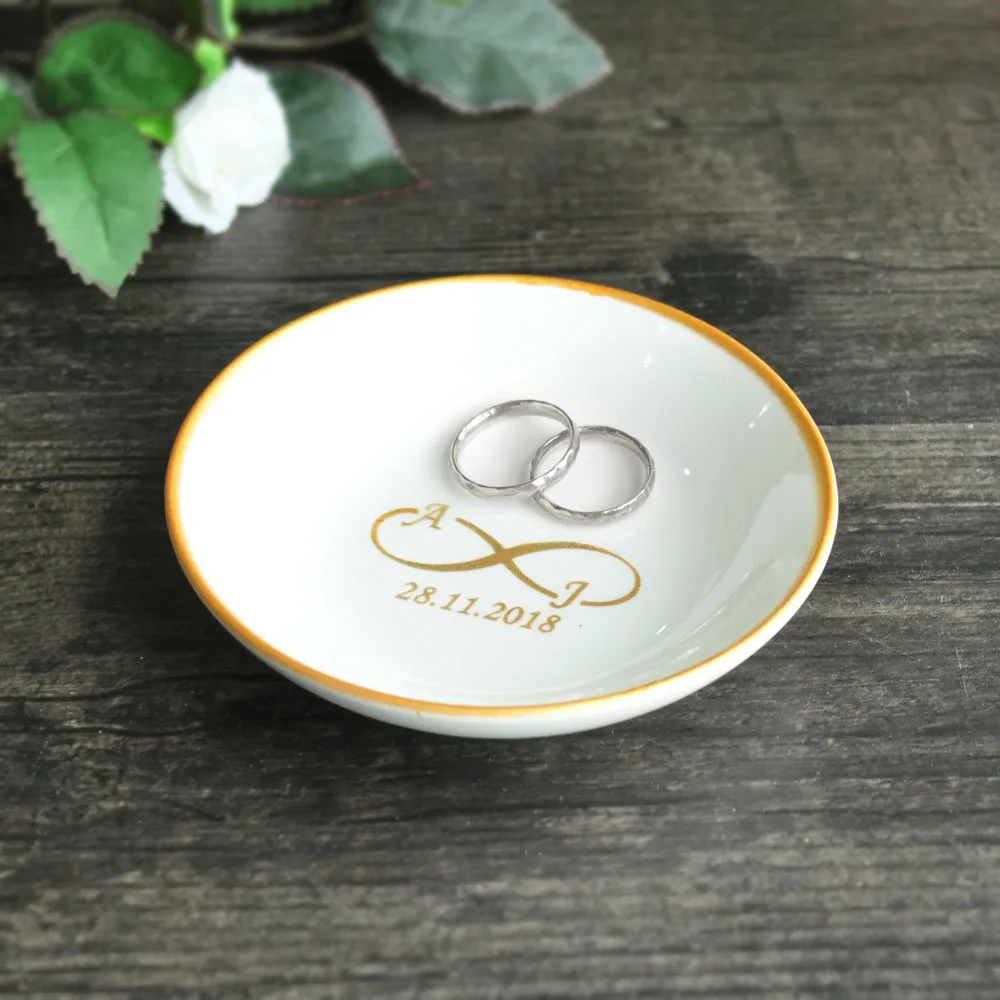 Ring Dish Gift for bride Stocking stuffer Wedding Ring Dish Ring Holder Wedding Ring Storage Jewelry Dish Ring Storage