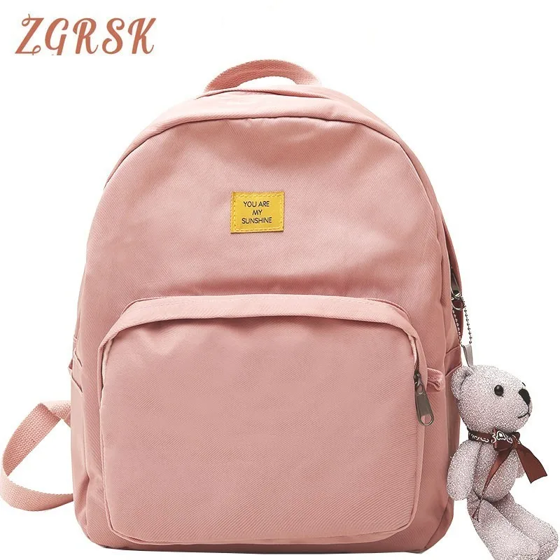 

School Students Backpacks Bag Woman Korean High School Back Pack Campus Schoolgirl Backpack Bagpack Teenagers Backpack Bags