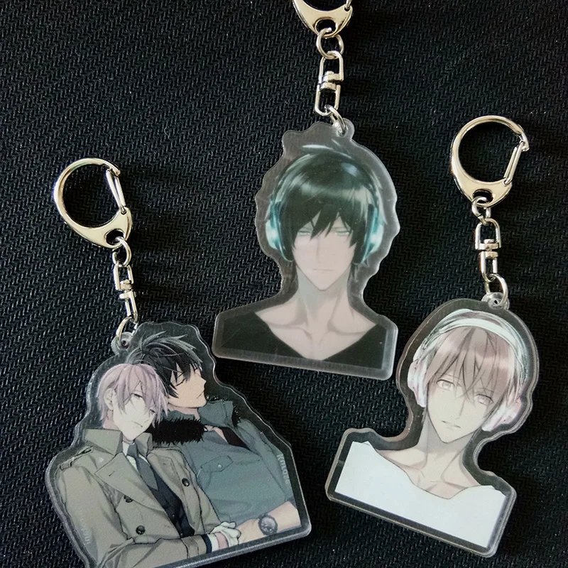 

1pcs 6cm Fujoshi Rotten 10 Count BL Life RIHITO TSHIROTANI Tadaomi Keychain Keyring Ten Count Pendant Key Holder Keychain