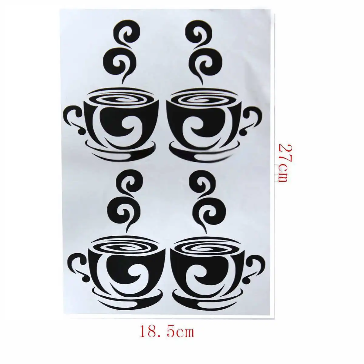 DIY Coffee Cup wall stickers for kitchen decor on the wall home decoration accessories kitchen wall stickers vinilos decorativos
