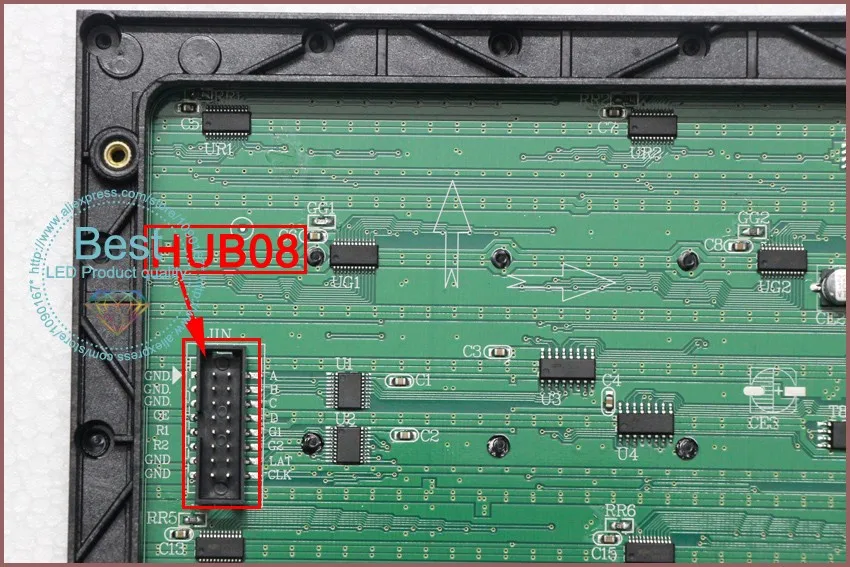 2016 Новый двойной цвет SMD P4.75 светодиодный модуль, Крытый RG двойной светодиодный дисплей модуль, p4.75 светодиодный модуль, знак Панель