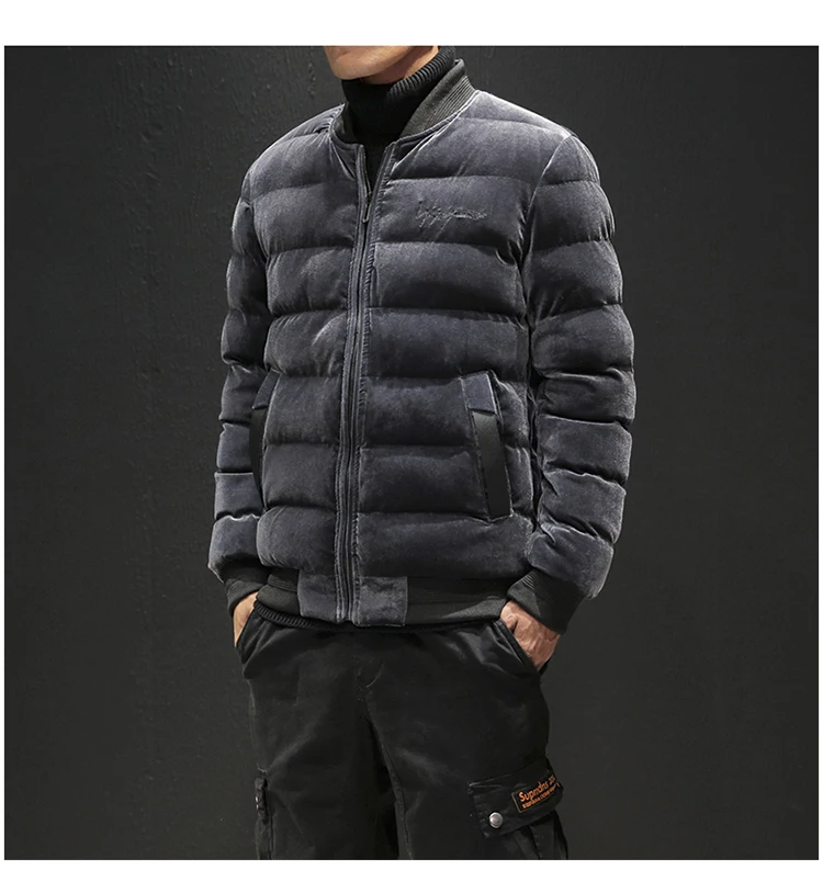 M-3XL зимняя куртка 2019 г. мужская зимняя куртка мужская Толстая парка Мужская свободные теплоизоляционная парка мужские пальто и куртки
