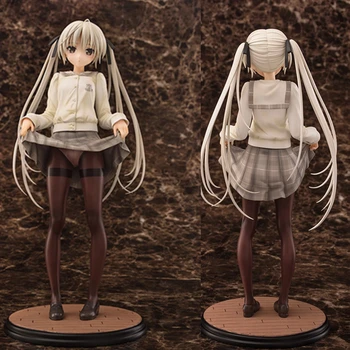 

25CM 1/6 Scale Game In Solitude Kasugano Sora School Uniform Ver Action Figure Kasugano Sora Figures Sexy Girls Toy Model Doll