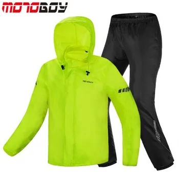 

Breathable Light and Thin MOTOBOY Motorcycle Split Raincoat Easy to carry women/men Moto Riding Raincoat/rain pants suit