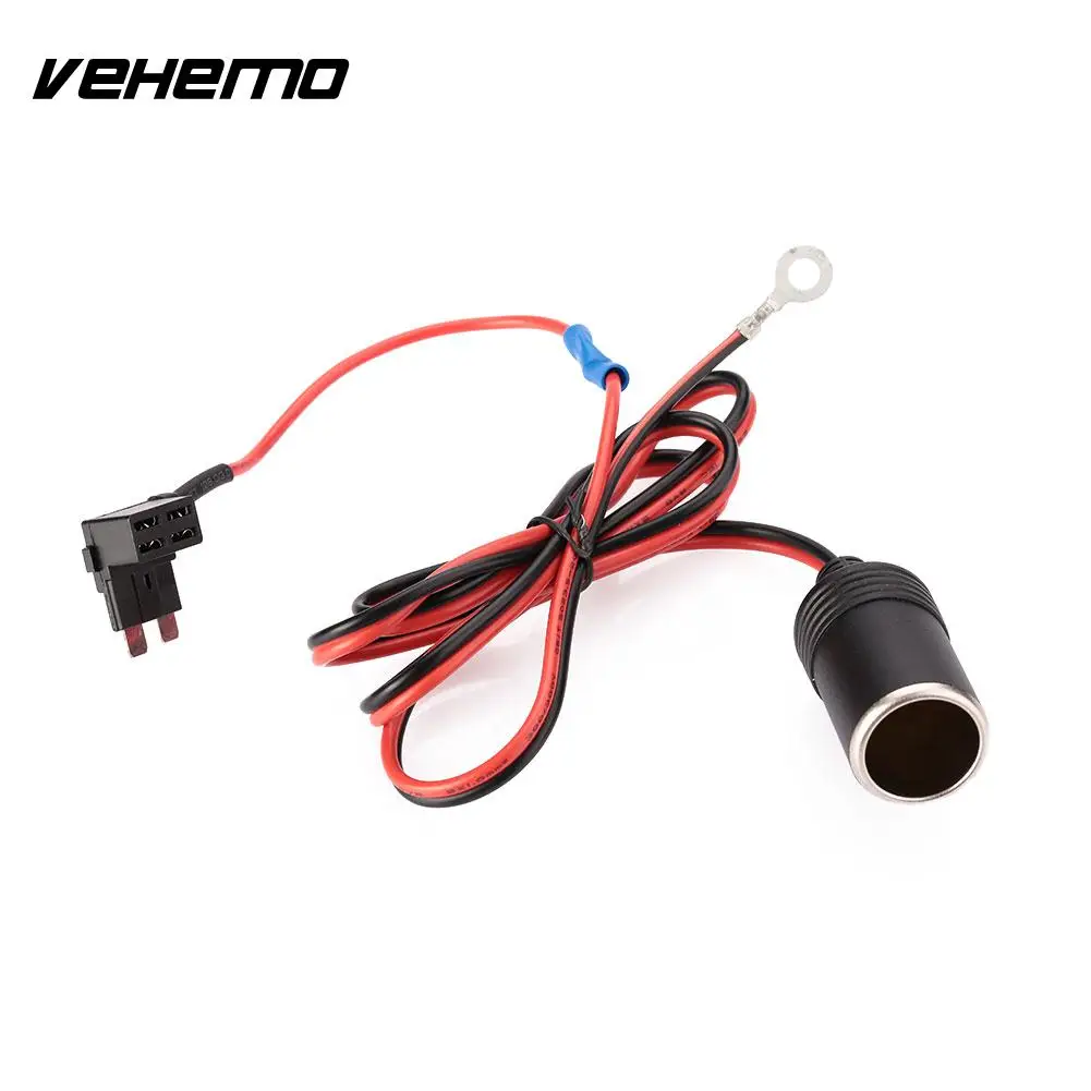 

1M 1.5mm DC12V Car Cigarette Lighter Female Socket Cable ATC Fuse Holder