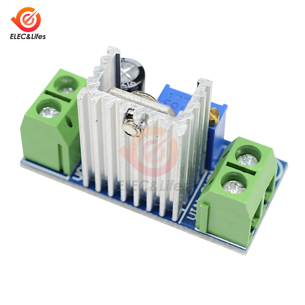 LM317 регулируемый линейный регулятор напряжения модуль питания от 4 2 40 В до 1 37 в