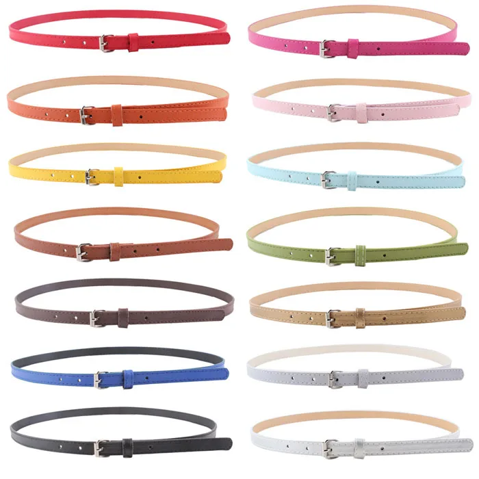 PU Leather Belt WOMAIL Delicate belts women belts Ladis retro vintage Woman Girl Candy Colours Strap  Waistband For Dress W7