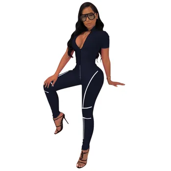 

Spring Summer Women Jumpsuit Bodycon Playsuit Bodysuit Overalls Rompers Plus Size Solid Active Jumpsuits