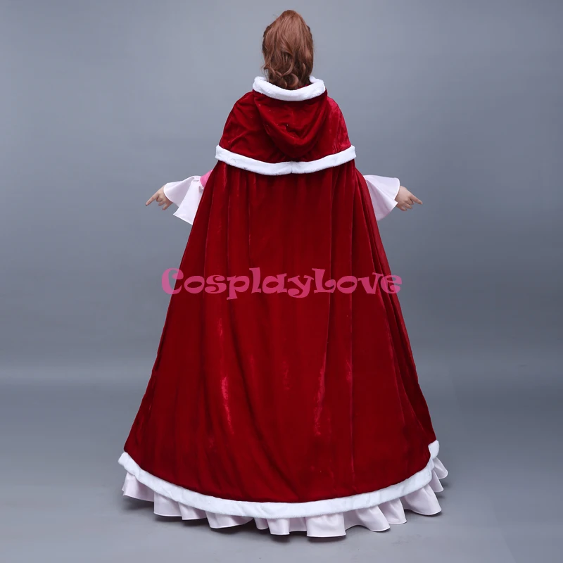 CosplayLove Movie Beauty and The Beast Custom-made Pink Belle Cosplay Dress Princess Cosplay Costume For Kid Adult Women (5)