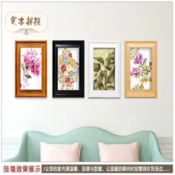 

Six-piece set Hanging style Wood Photo Frame Creative Wedding Photo Frame Home Decoration Picture Frame