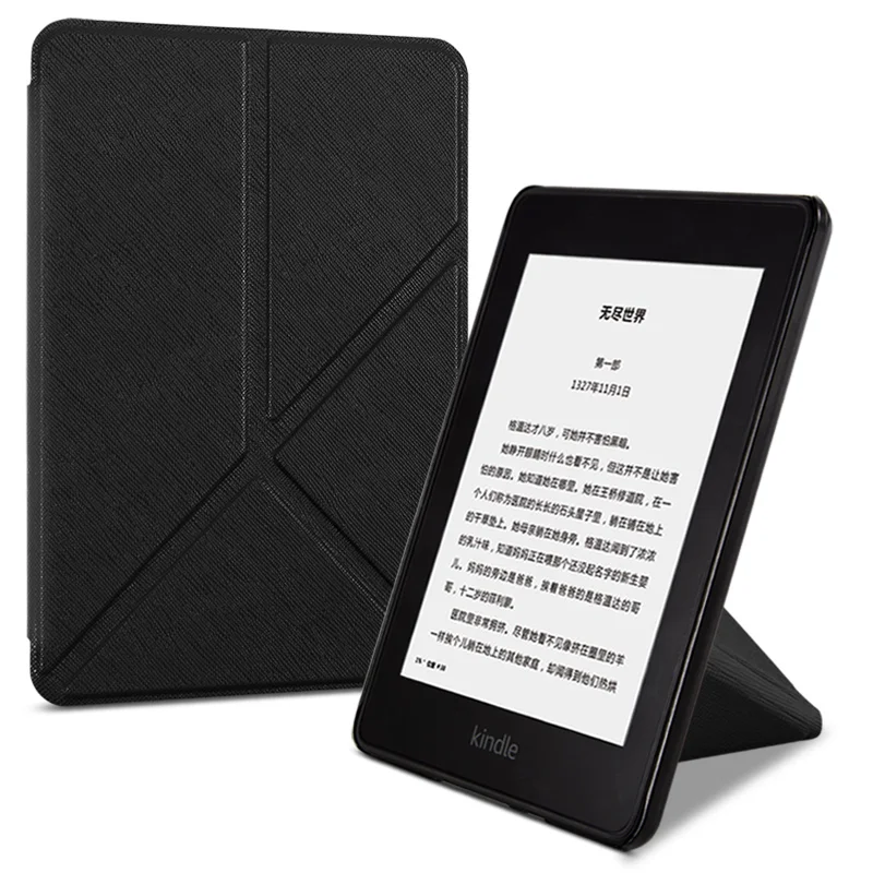 

BOZHUORUI Case for All-new Kindle Paperwhite 4(10th Generation)e-Books Folding stand bracket Shell Cover with Auto Sleep/Wake