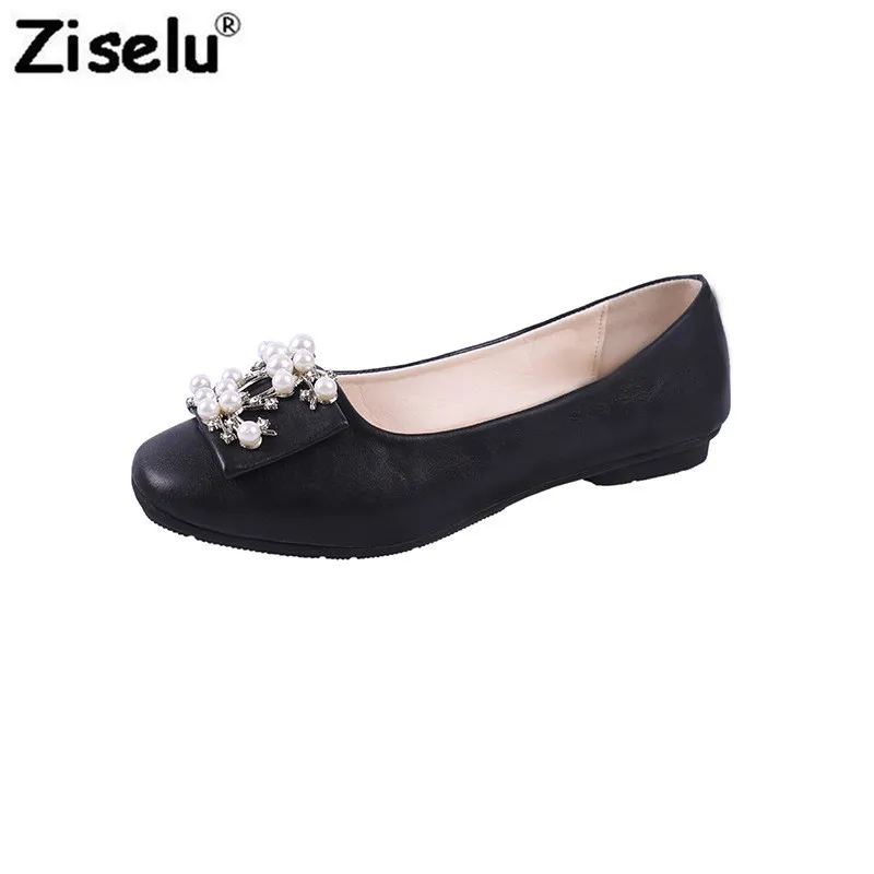 Ziselu Women Shoes Spring/Autumn Crystal New Ladies Flats Women Loafers