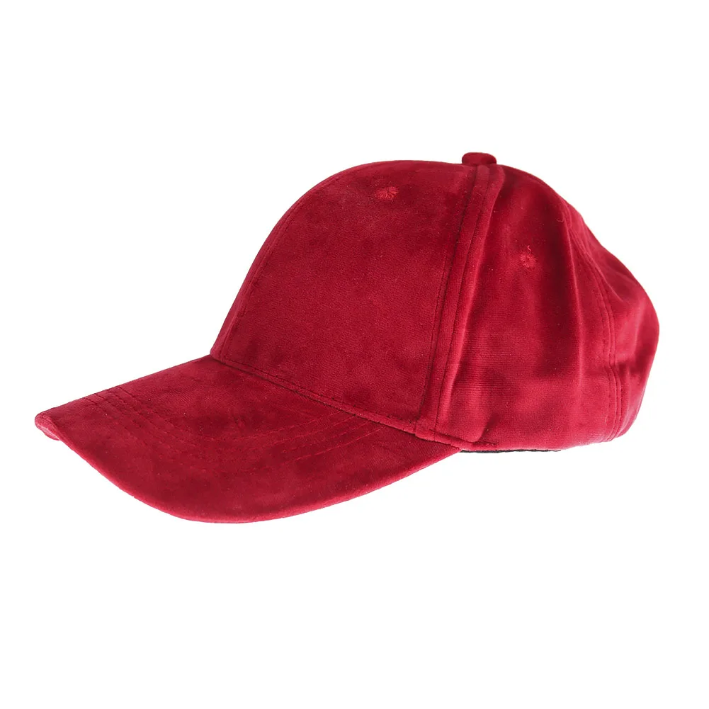 

New Women Velvet Baseball Cap Mens Casquette Bone cap Fashion Snapback Balls cap Hip Hop Flat Hat Women Gorras Adjustable hats