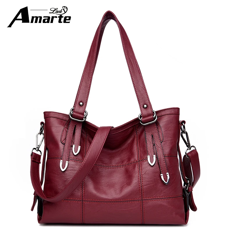 Buy Amarte Women Quality PU Leather Handbag Black