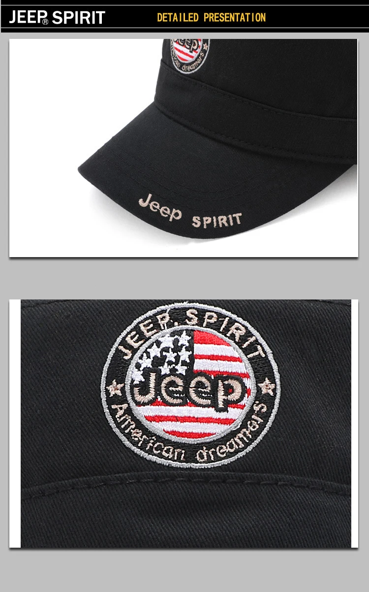 Оригинальная бейсбольная кепка JEEP SPIRIT, мужская Кепка Snapback в стиле хип-хоп, кепки унисекс, с буквенным принтом, из чистого хлопка, уличная, Регулируемая Кепка для улицы