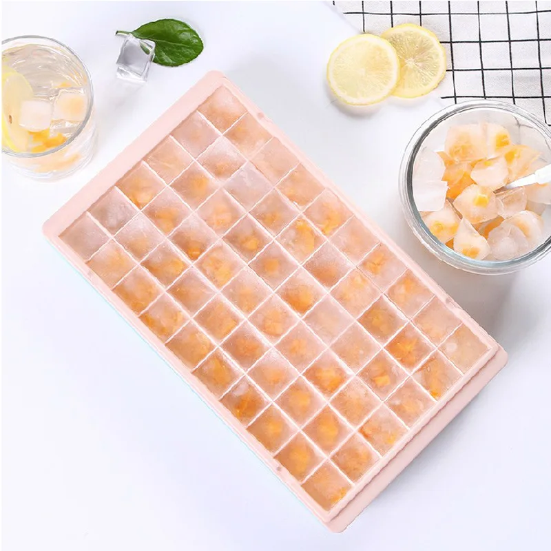 

60 Grids summer Ice Tray Fruit Ice Cube Maker DIY Creative Small Ice Cube Mold Square Shape Kitchen Accessories