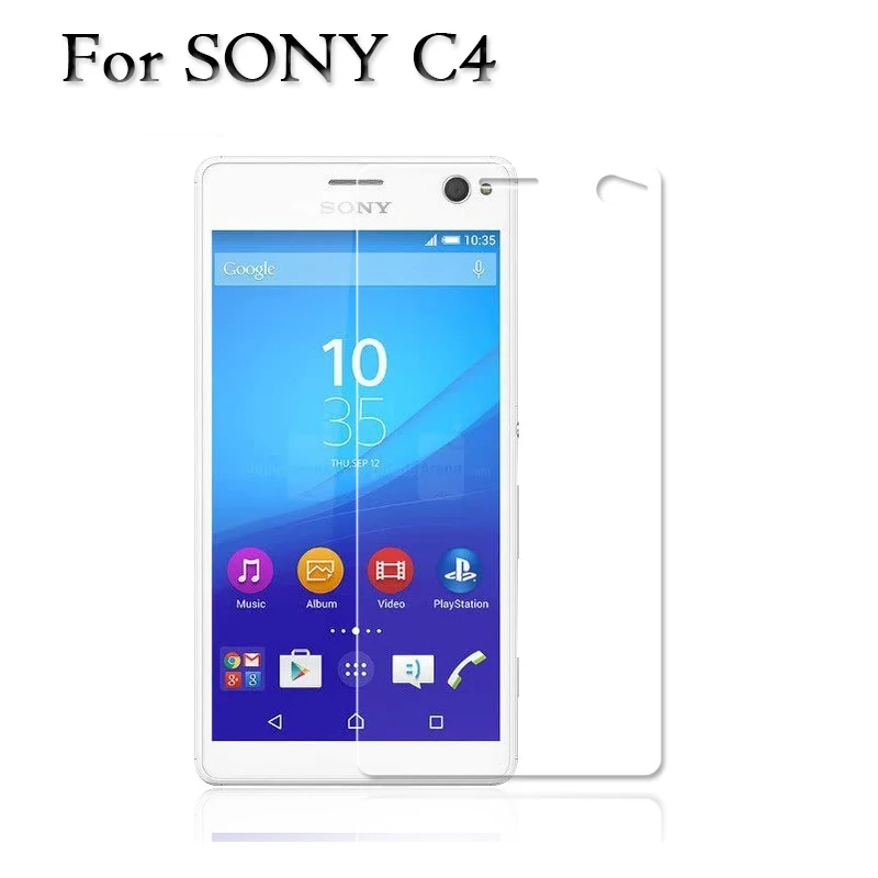Закаленное стекло для Sony Xperia C3 C4 C5 E4 E4G V S LT26I LT25I защита экрана Взрывозащищенная