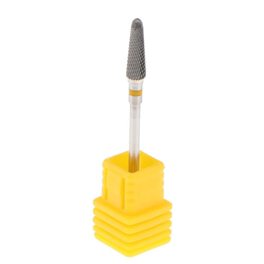 Safe Tungsten steel Nail Drill Bit Cuticle Clean Nail Drill Bits Manicure Drill Bits, for Cuticle Clean, Gel Remove