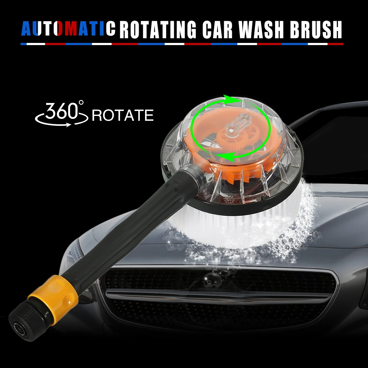 

Professional Car Accessories Truck Vehicle Cleaner Wash Automatic Rotation Brush Car Truck Vehicle Portable Clean Tools