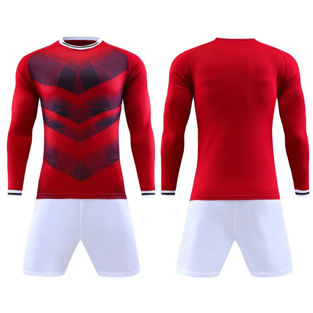 2018 Men's Long Sleeve Soccer Jerseys Set Customize Goalkeeper Football