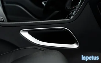 

Accessories ! For Jaguar F-Pace 2017 ABS Side Middle Console Storage Box Sticker Cover Trim 2 Pcs