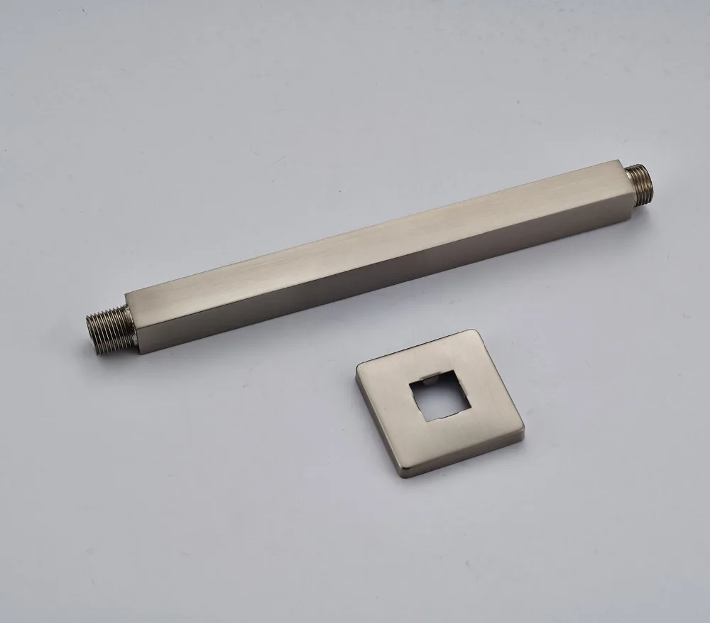 Multi-style Wall Mount Ceiling Mount Shower Arm Holder Brass Square Round Head Pipe