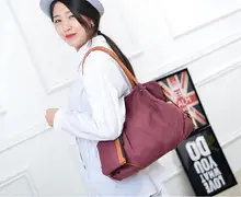 Moda 3 unids/set Compuesta Lienzo llanura bolsa de lona bolsa de Hombro de La Manera bolsas de Mensajero de Las Mujeres Bolsos Con buena calidad