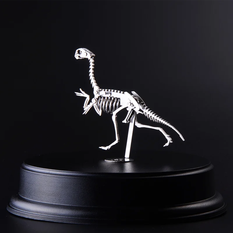 Креативная металлическая модель Oviraptor динозавры готовой продукции без сборки Обучающие игрушки коллекция домашнего интерьера настольные поделки