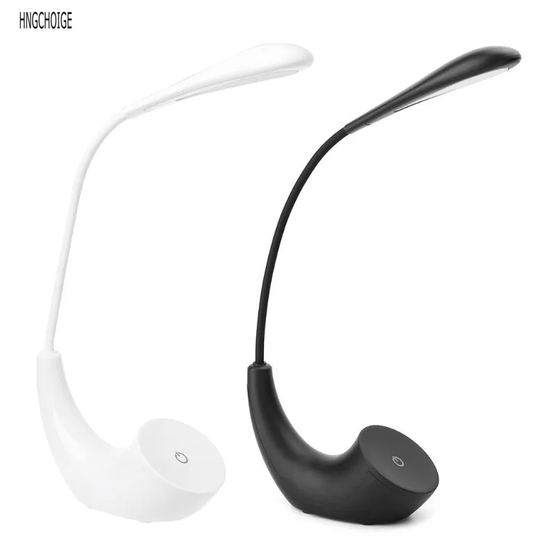 

3W Adjustable LED Desk Lamp Touch Switch 3-gear Dimmable Table Light USB Rechargeable
