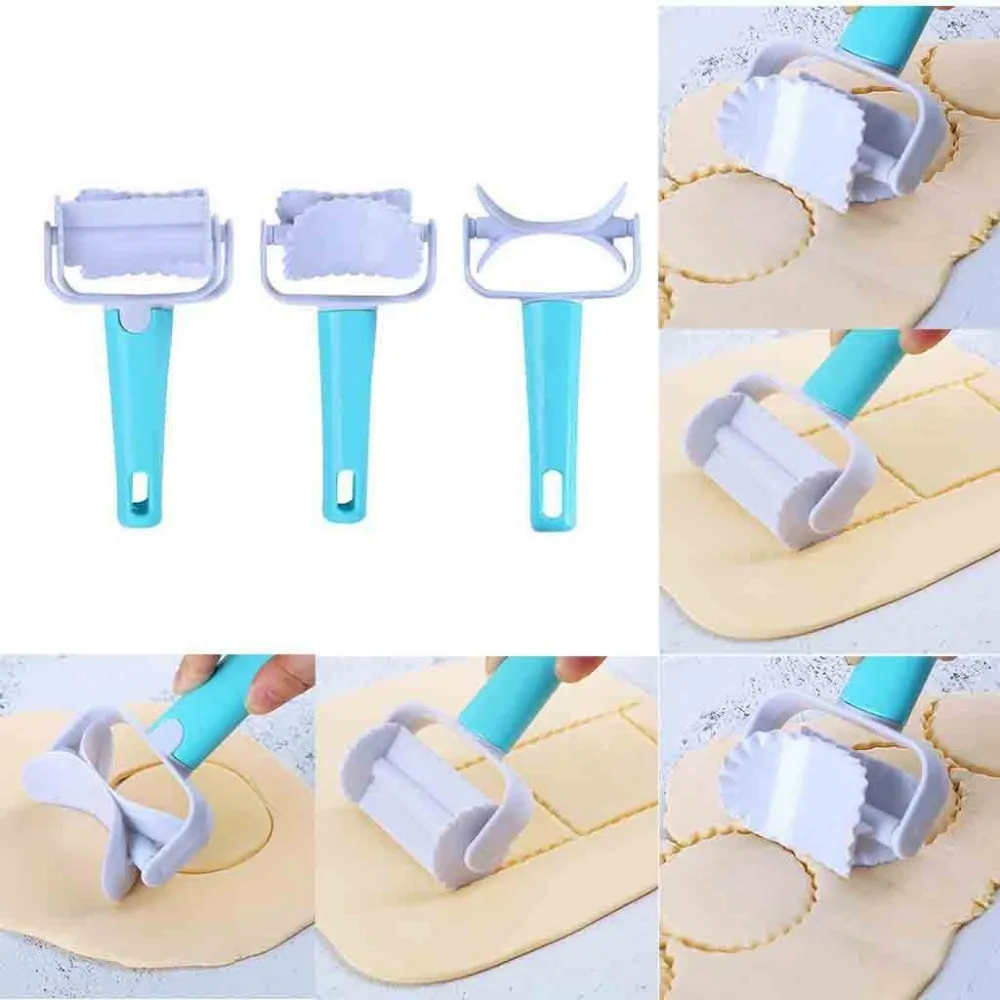 

New Arrivals Rolling Angel Biscuit Cookies Cutter Mold Maker Cake Diy Decorating Stamp Decorating Gun Set Sweet Tools Dropship