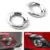 Подходит для Mazda 3 Axela M3 2014 2015 Седан Chrome автомобиль-Стайлинг передние противотуманные свет лампы Крышка отделка ABS авто docoration Интимные аксессуары