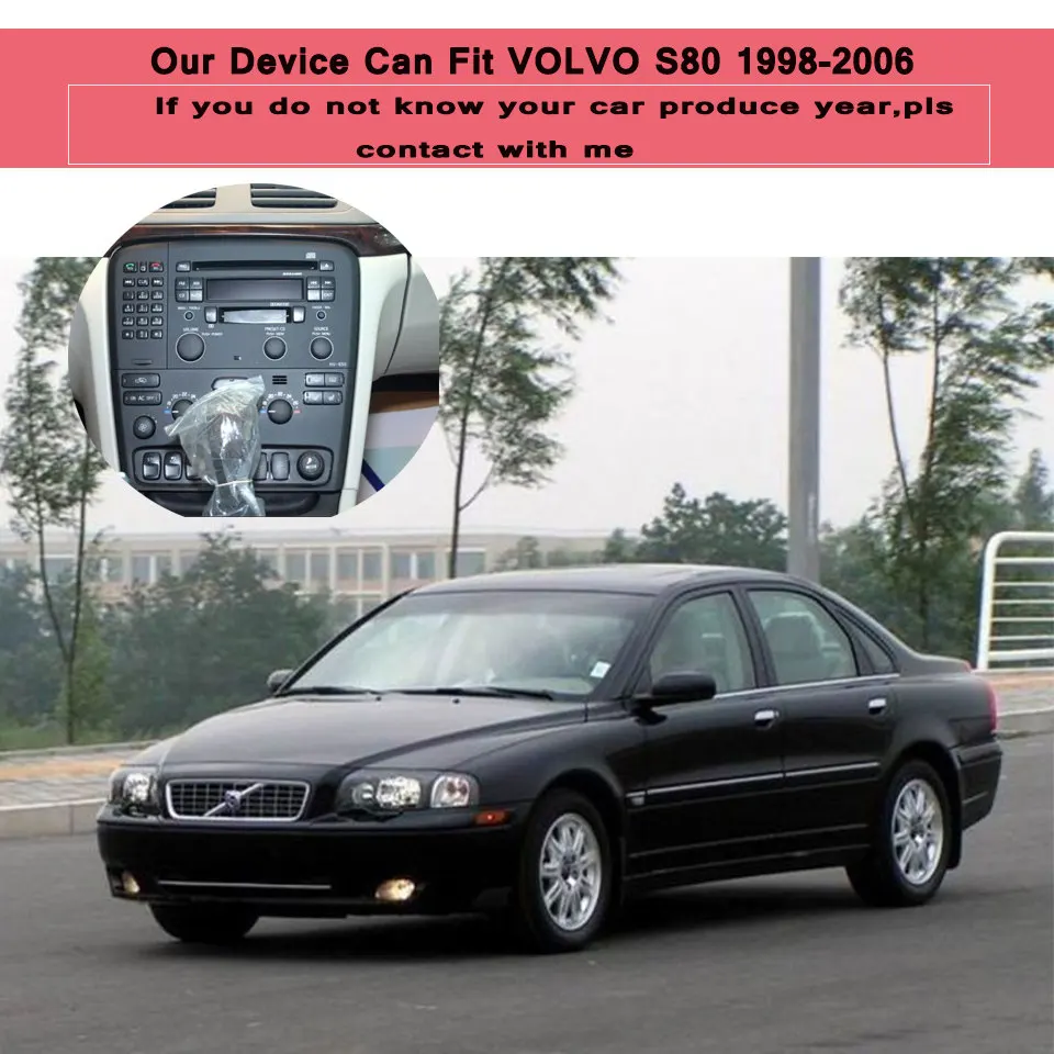 " Android 7,1 автомобильный dvd-плеер для Volvo S80 1998 1999-2006 радио gps навигация магнитофон встроенный wifi 4G 2din dvd в тире