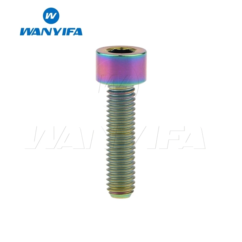 Wanyifa клеймо M6x10 15, 16, 18, 20, 25 30 35, 40 45 50 55 60 мм Винт С Титановым болтом для велосипедного тормоза велосипеда части