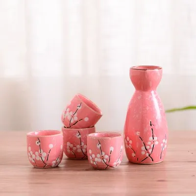 

Japan sake set gifts Japanese Chinese liquor liquor spirit wine glass household thermostat pot cup statues Home