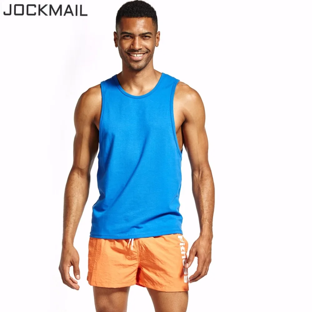JOCKMAIL Brand Mens Tank Tops Metrosexual Armholes Vivid Vest Muscle