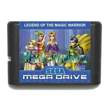Карточная игра Brave Battle Saga Legend of the Magic Warrior 16 bit MD для sega Mega Drive для Genesis