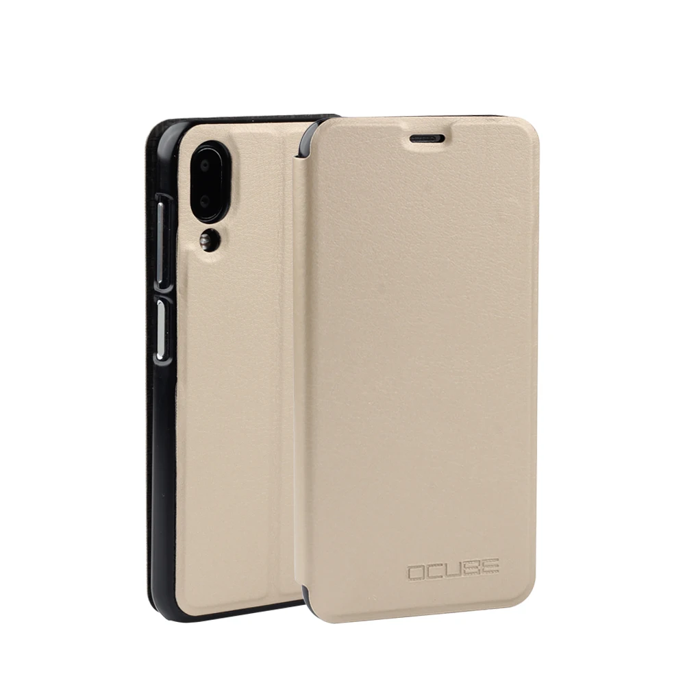 Ocube Роскошный кожаный флип Защитная пленка для UMI umidigi One Pro A3 F1 Play Max A5 Custodia Housse