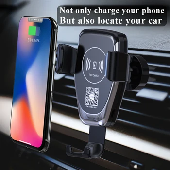 

50PCS E-Faith Car Mount Qi Wireless Charger For iPhone X/8 Visible Fast Wireless Charging For Samsung Galaxy S9/S9+ S8 Note 8