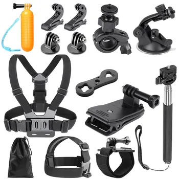 

Neewer 14-in-1 Outdoor Sports Action Camera Accessory Kit for GoPro Hero Session/5 Hero 1 2 3 3+ 4 5 6 SJ4000 5000 6000 DBPOWER