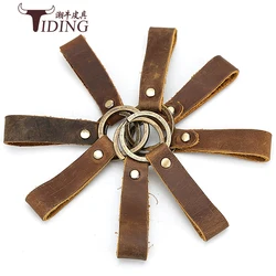 Key Chain Car Men Women Hook Cow Leather Drive Safe Bronze Plated Metal Brown Key Chains Holder Key Rings Keychain Key Chain Car Men Women Hook Cow Leather Drive Safe Bronze Plated Metal Brown Key Chains Holder Key Rings Keychain