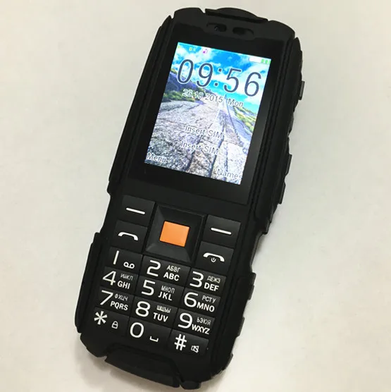 Russian keyboard IP67 Waterproof shockproof power bank Dual SIM Card mobile cell phone 4800mAh battery FM