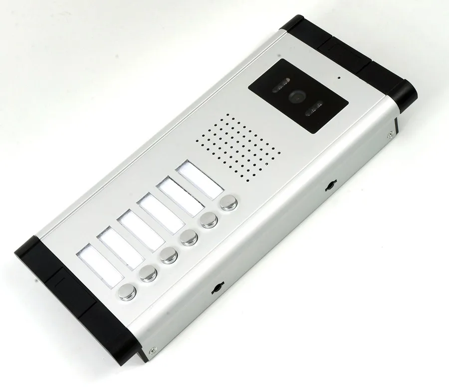 6 единиц Квартира видео домофон система 7 "ЖК-монитор ночного видения камера для квартиры видео дверной звонок Домофон