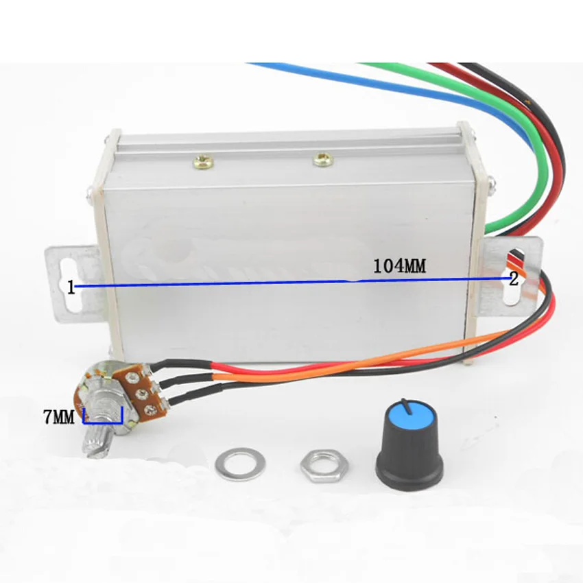 PWM DC мотор с непрерывной переменной передачей ШИМ регулятор скорости 9V12V24V48V60V