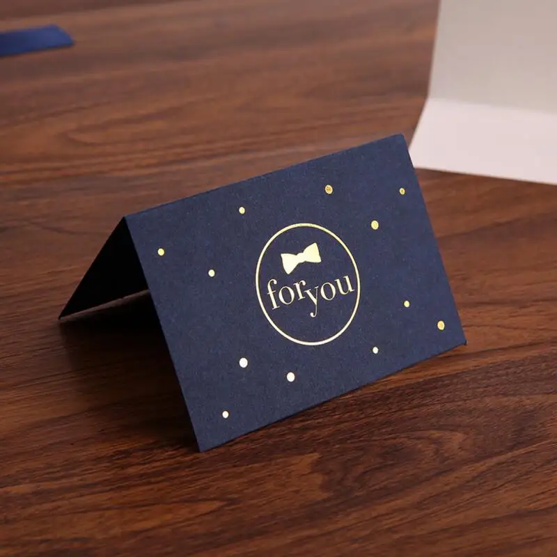 

10 Pcs/lot Simple Personality Greeting Cards Birthday Mother's Day Valentine's Day Mini Card Kids Gift Postcard Thanks Card