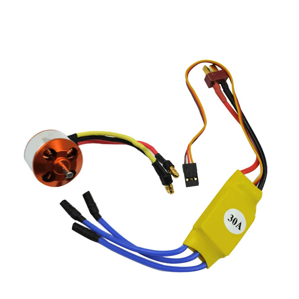 Бесщеточный двигатель A2212 A2217 1400KV 2200KV 30A ESC 6035 пропеллер SG90 9G микро сервопривод для