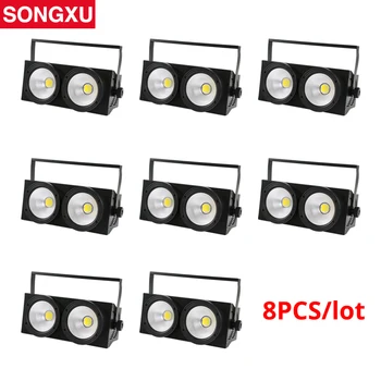 

2X100w LED COB Blinder Light Eyes Stage Led Audience COB par Light for Stage TV Studio Church Party SONGXU 8pcs/lot /SX-COB200