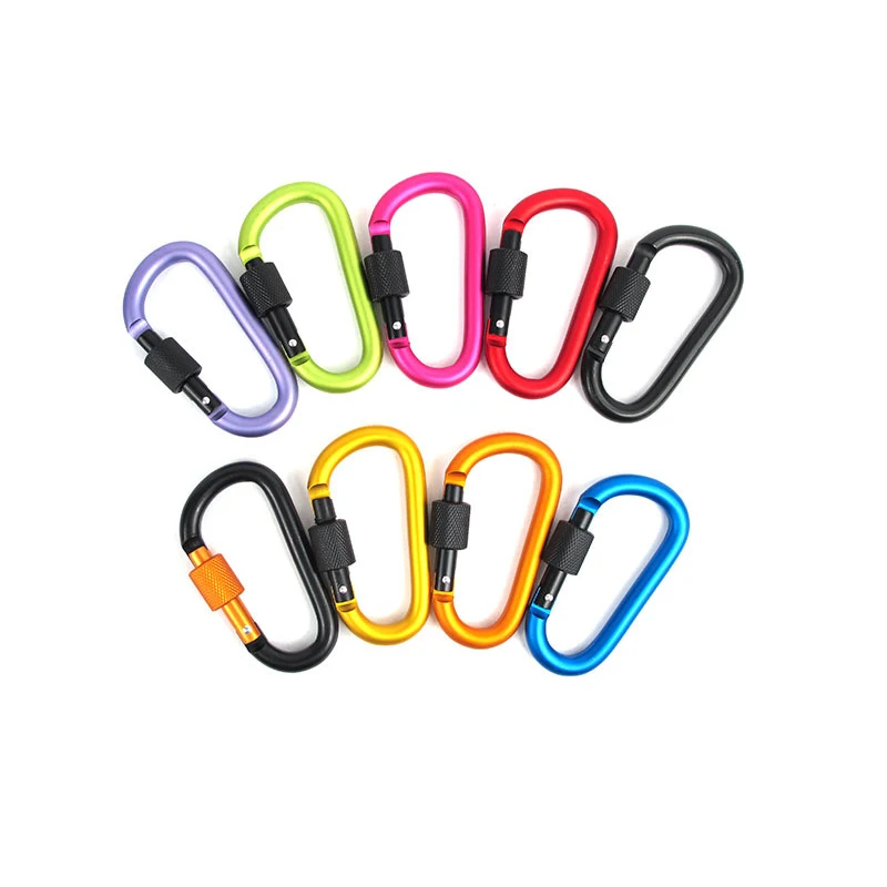 Climbing Carabiner With Screw Lock