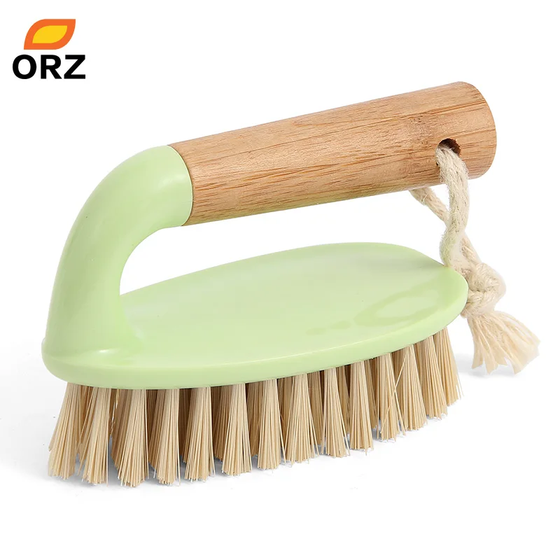 Плитка скраб-щетка для мытья дома кисть изогнутая щетка домашней кухни, ванной, туалета пол ванной комнаты инструменты для мойки окон - Цвет: Green